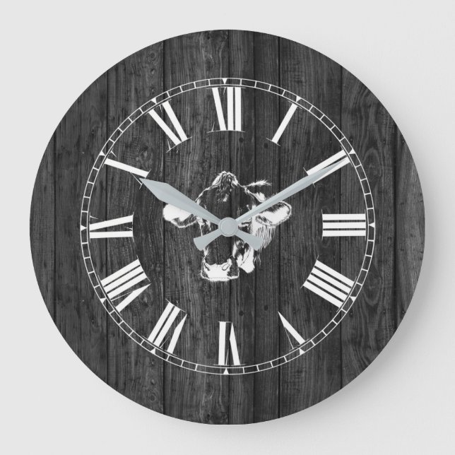 GRANDE HORLOGE RONDE COW ROUND CLOCK (Recto)