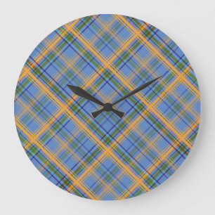 Grande Horloge Ronde Création géométrique Abstraite