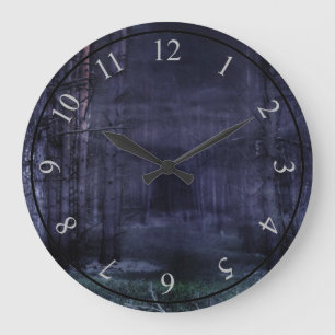 Grande Horloge Ronde Creepy forest