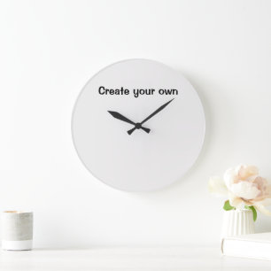 Grande Horloge Ronde Créez votre propre