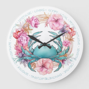 Grande Horloge Ronde Créez Votre Propre Beau Cancer