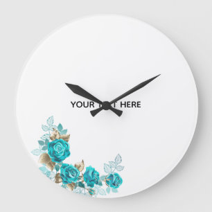 Grande Horloge Ronde Créez Votre Propre Élégant Blanc