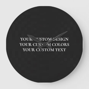 Grande Horloge Ronde Créez votre propre personnalisation