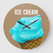 Crème glacée avec macro gaufre