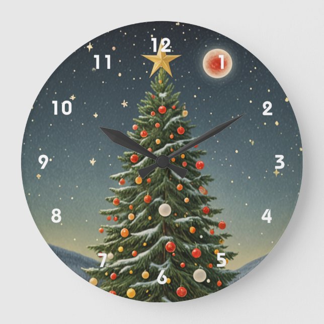 Grande Horloge Ronde Crimson Noel (Recto)