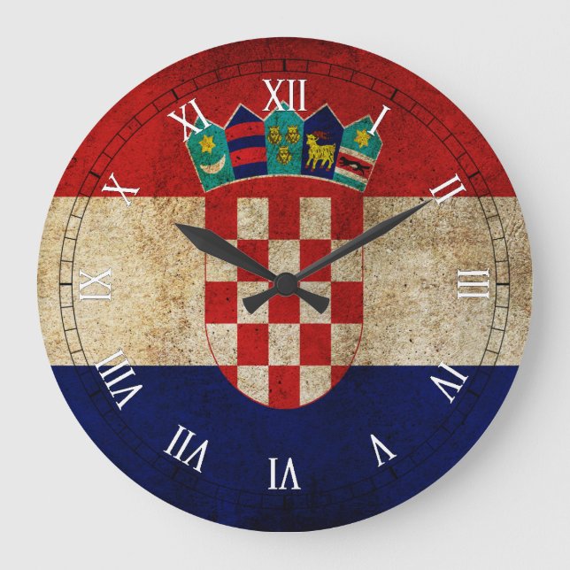 Grande Horloge Ronde croatiflag (Recto)