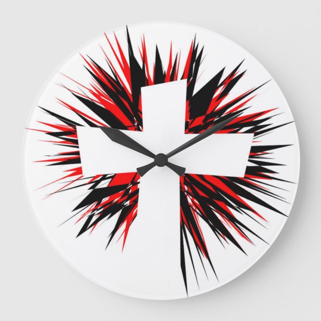 GRANDE HORLOGE RONDE CROIX DE DÉBUT BLANC (Recto)