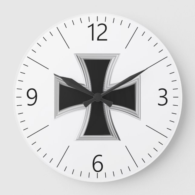 Grande Horloge Ronde Croix teutonique (Recto)