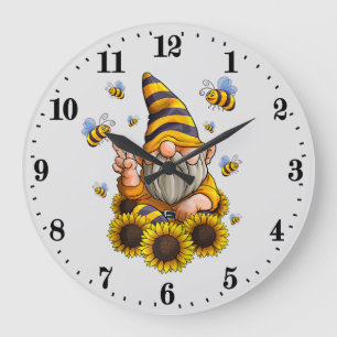 Grande Horloge Ronde cube bee gnome