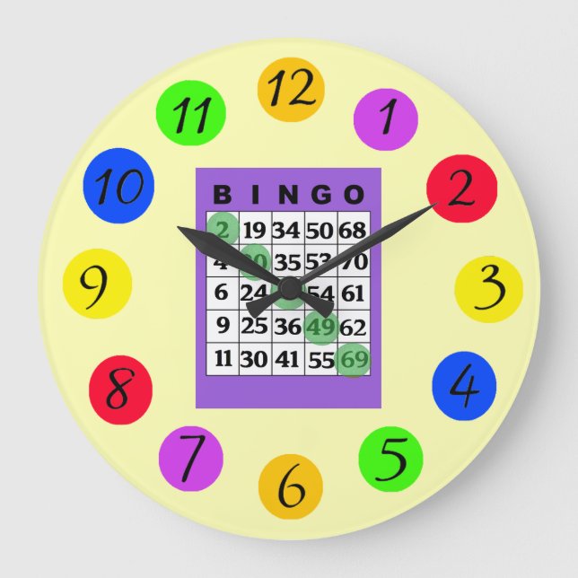 Grande Horloge Ronde Cuisine BINGO (Recto)