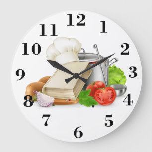 Grande Horloge Ronde Cuisine de chef