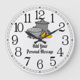 Grande Horloge Ronde Cuisine de pâtes