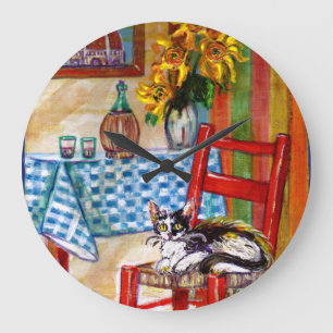 GRANDE HORLOGE RONDE CUISINE ITALIENNE À FLORENCE