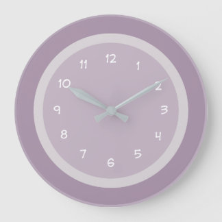 Grande Horloge Ronde Cuisine Moderne Et Décor Mur De Bain