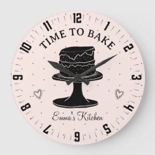 Grande Horloge Ronde Cuisine Personnalisée Cuisine Cuisine Cuisine Cuis