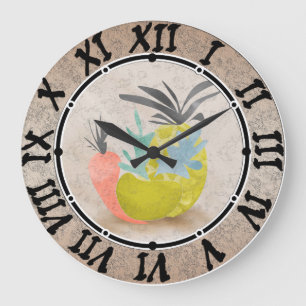 Grande Horloge Ronde Cuisine vintage horloge, cuisine