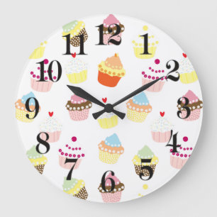 Grande Horloge Ronde Cupcakes Delicious Decorated Birthday
