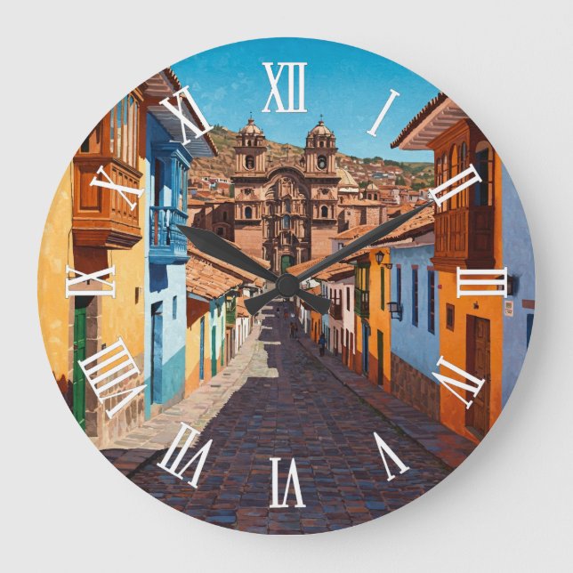 Grande Horloge Ronde Cusco Pérou Voyage (Recto)