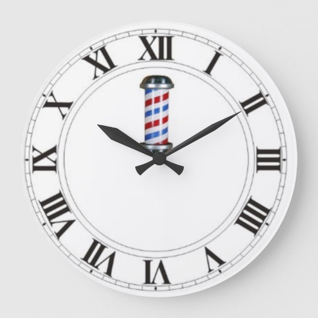 Grande Horloge Ronde Customizable Barber Shop (Recto)