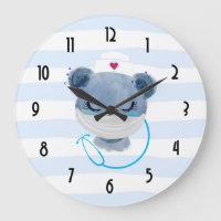 Cute Bear Nurse portant un masque protecteur