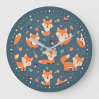 Cute Motif Orange Fox