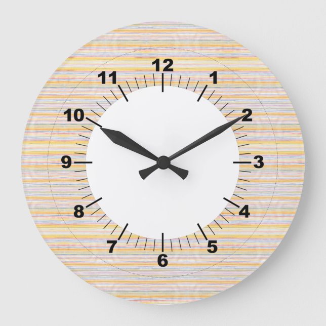 Grande Horloge Ronde Cute Pattern (Recto)