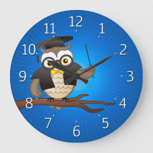 Grande Horloge Ronde Cute Wise