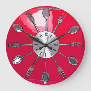 Grande Horloge Ronde Cutlery O'clock 2.