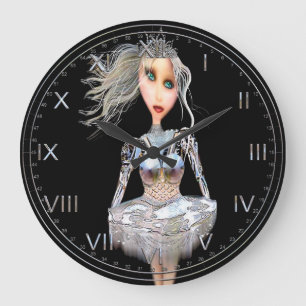 Grande Horloge Ronde Cyborg Ballerina