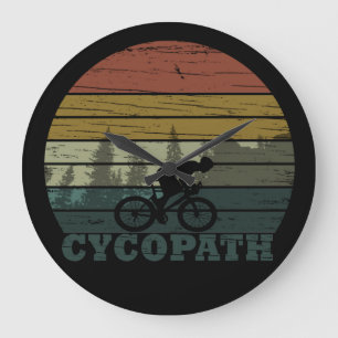 Grande Horloge Ronde Cycopath - Vélo de Montagne - Cyclisme Drôle