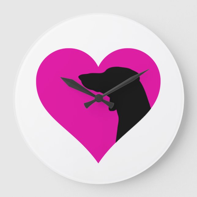 Grande Horloge Ronde Dachshund (Recto)