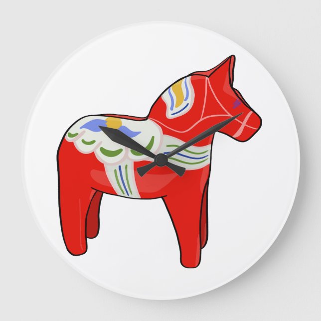 Grande Horloge Ronde Dalecarlian horse (Recto)