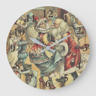 Grande Horloge Ronde Dancing with Santa Clause Christmas Party