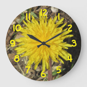 Grande Horloge Ronde Dandelion