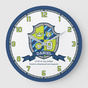 Grande Horloge Ronde Daniel boys name meaning green bear shield