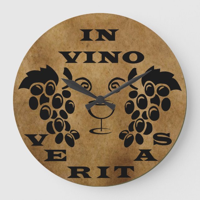 Grande Horloge Ronde dans vino veritas (Recto)