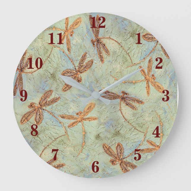 Grande Horloge Ronde Danse Dragonfly (Recto)