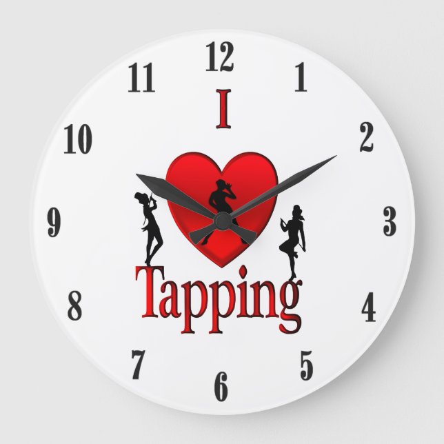 Grande Horloge Ronde Danse I Heart Tap (Recto)