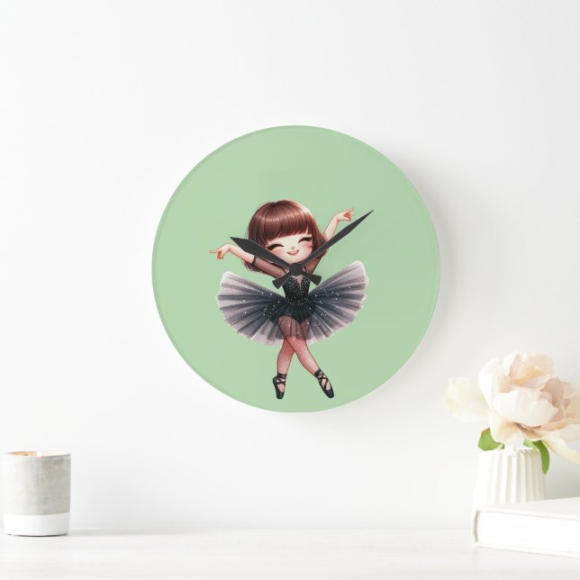 Grande Horloge Ronde Danseur de ballet (Maison)