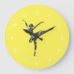 Grande Horloge Ronde Danseur de ballet moderne danse moderne