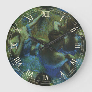 Grande Horloge Ronde Danseuses bleues par Edgar Degas, Impressionnisme 