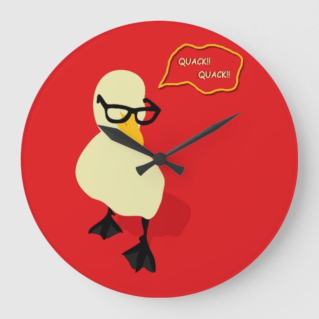 Grande Horloge Ronde Dapper Duck (Recto)