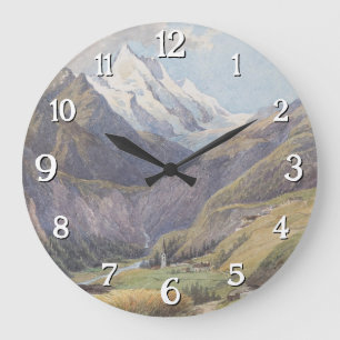 Grande Horloge Ronde Das Mölltal mit dem Großglockner - Carl Lafite