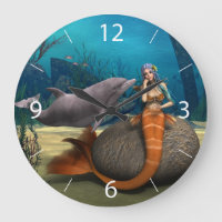 Dauphine sirène rêveuse Art fantastique sous-marin