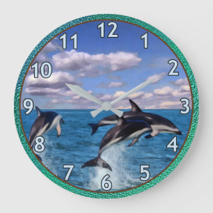 Grande Horloge Ronde Dauphins