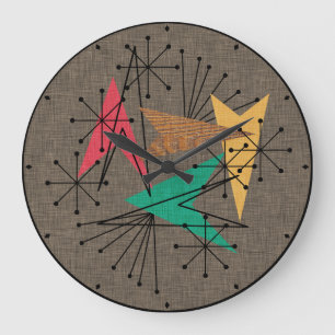 Grande Horloge Ronde Début des flèches atomiques classiques modernes du