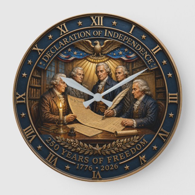 Grande Horloge Ronde Declaration of Independence 250th Anniversary (Recto)