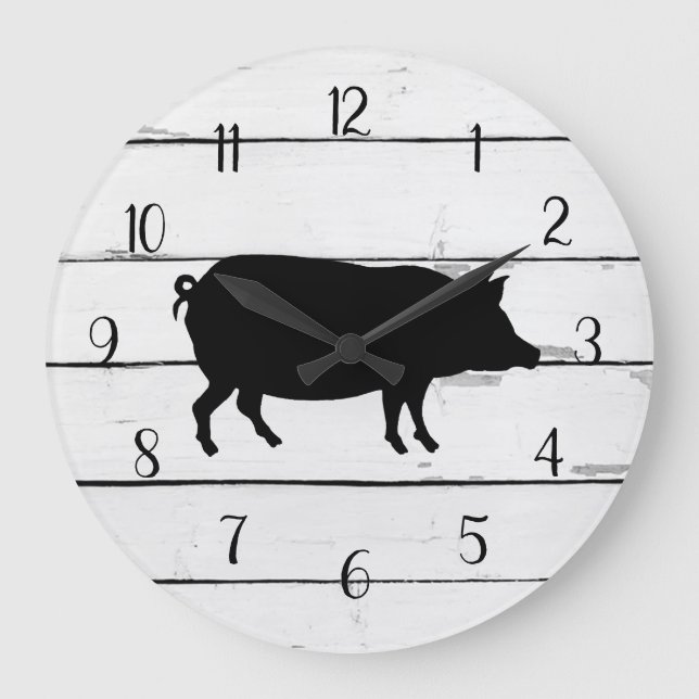 Grande Horloge Ronde Décodeur de Black Pig (Recto)