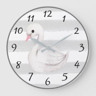 Grande Horloge Ronde Décodeur de Nursery