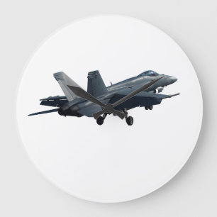 Grande Horloge Ronde Décollage F/A-18E/F Super Hornet
